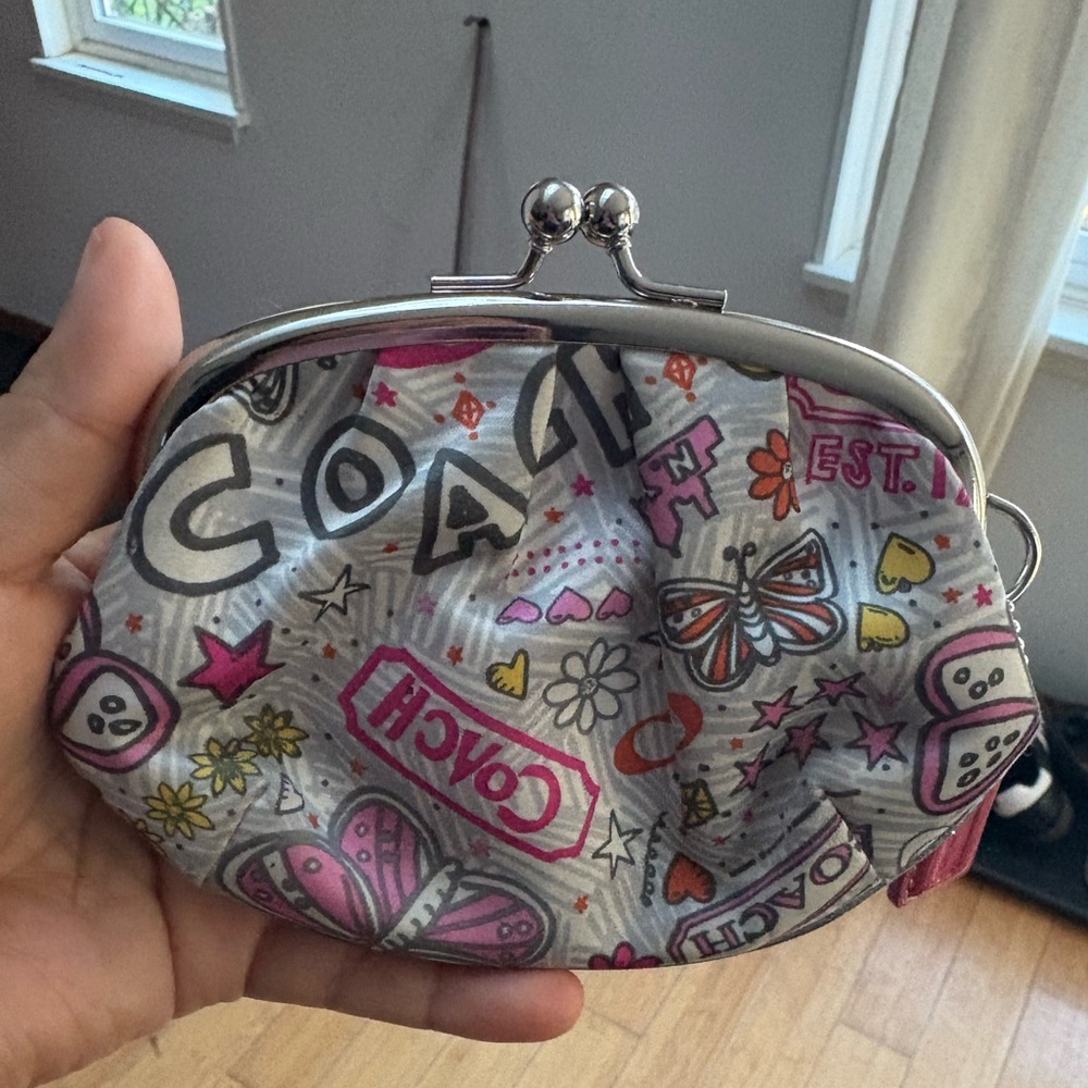 NOT FOR SALE NOW coach kiss lock mini bag